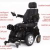 Foldable power electric wheelchair EW-SL2601 178